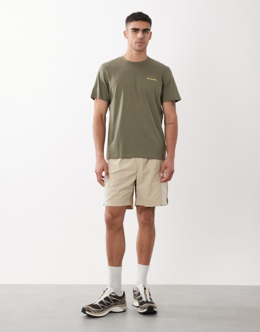 Columbia – CSC – Grön t-shirt med landskapstryck baktill, 3 av 5