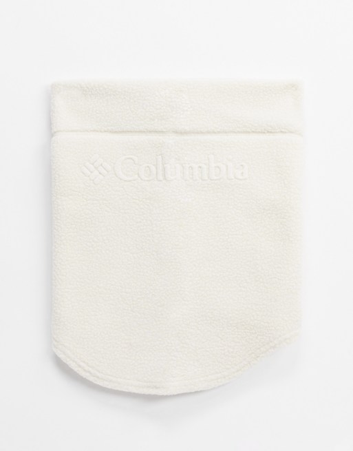 Columbia CSC II Fleece neck gaiter in white ASOS