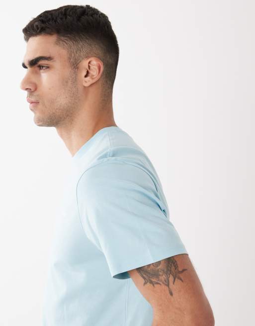 Columbia – CSC – Jasnoniebieski T-shirt z grafiką na plecach, 4 z 5