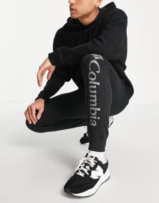 Columbia CSC Logo fleece joggers in black