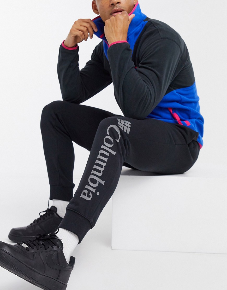 Columbia CSC Logo fleece sweatpants in black