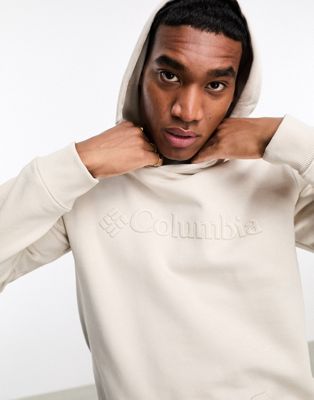 Columbia CSC logo hoodie in beige