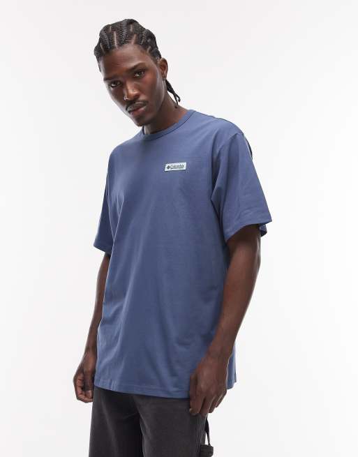 Columbia – CSC – Niebieski gruby T-shirt, 3 z 5