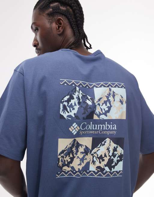Columbia – CSC – Niebieski gruby T-shirt, 5 z 5