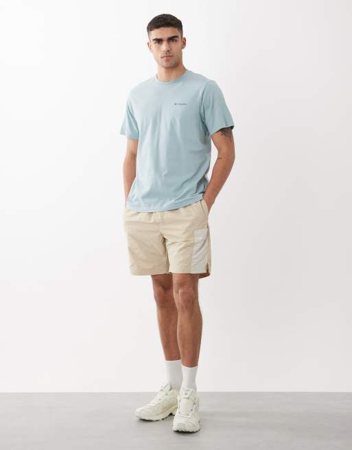Columbia – CSC – Niebieski T-shirt basic, 2 z 5