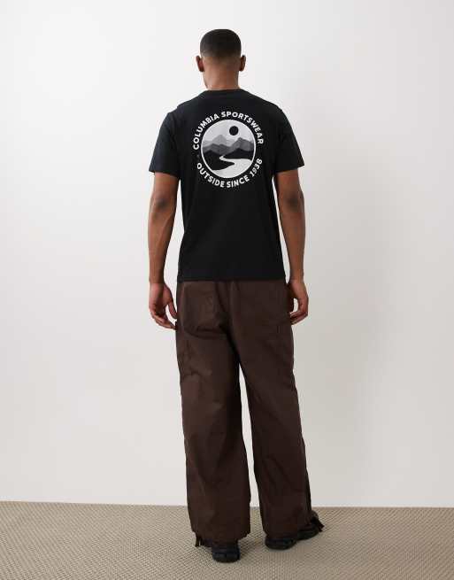 Columbia CSC Outdoor back graphic t-shirt in black, 3 of 5