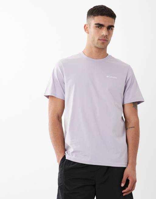 Columbia CSC Outdoor back graphic t-shirt in lavender pearl, 3 of 5
