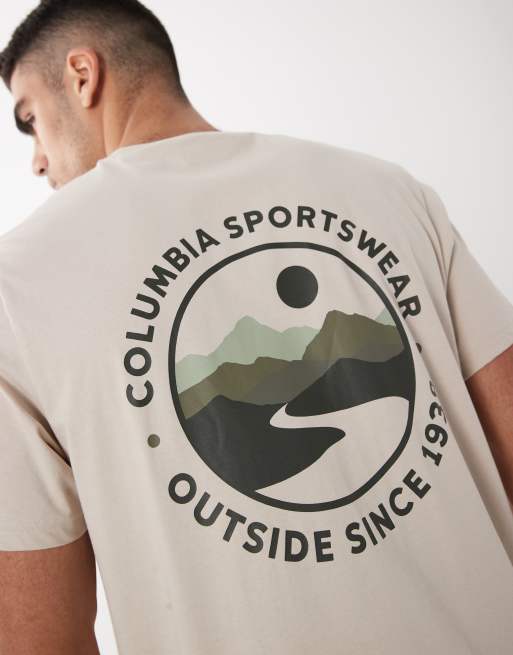 Columbia CSC Outdoor back graphic t-shirt in stone, 4 of 5