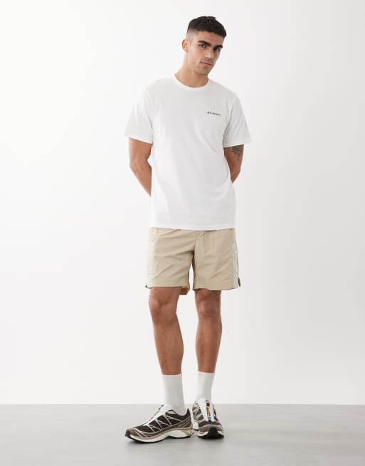 Columbia CSC Outdoor back graphic t-shirt in white, 5 of 5