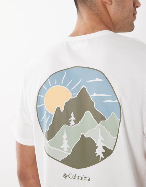 Columbia - CSC Outdoor - T-shirt à imprimé graphique au dos - Blanc, 4 de 5