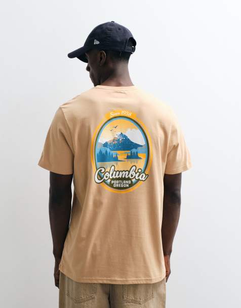 Columbia – CSC Outdoor – T-Shirt in Canoe mit Grafikprint auf dem Rücken - view 1
