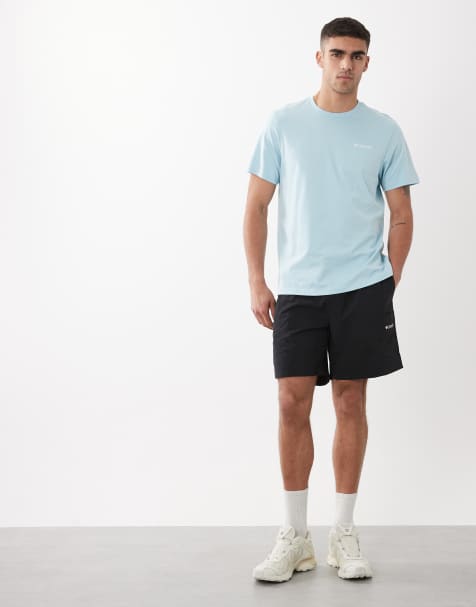 Columbia – CSC Outdoor – T-Shirt in Marine Light mit Rückenprint - view 1