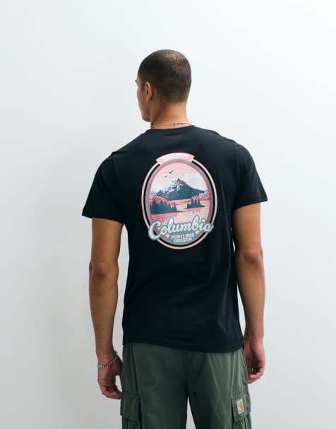 Columbia - CSC Outdoor - T-shirt met grafische print op de achterkant in zwart - view 1
