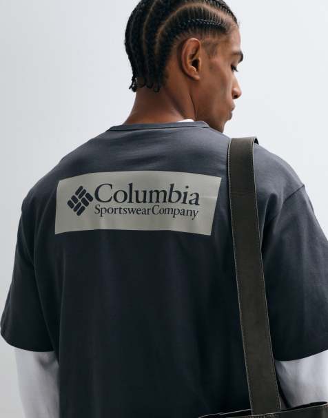 Columbia CSC schweres T-Shirt mit Logo in Anthrazit - view 1