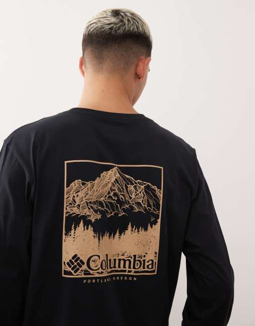Columbia – CSC Seasonal – Langärmliges Shirt in Schwarz mit Logo, 5 von 5