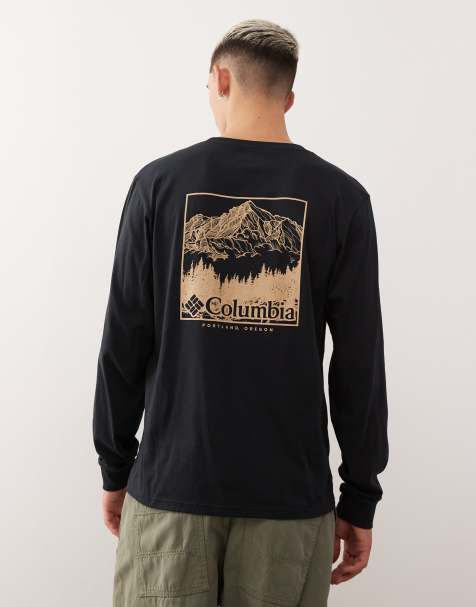 Columbia - CSC Seasonal - Sort og langærmet T-shirt med logo - view 1