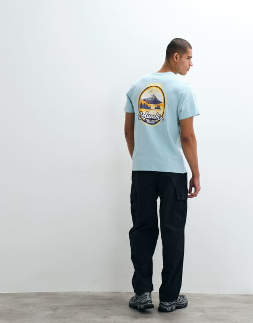Columbia - CSC - T-shirt avec imprimé paysage au dos - Bleu marine clair, 3 de 5
