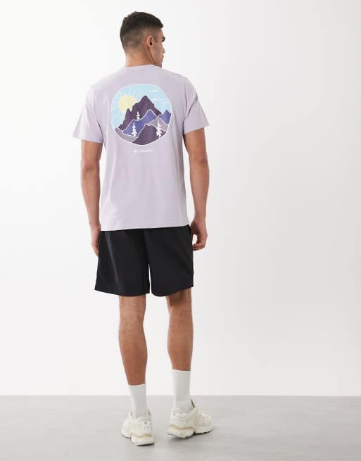 Columbia - CSC - T-shirt avec imprimé paysage au dos - Perle lavande, 2 de 5