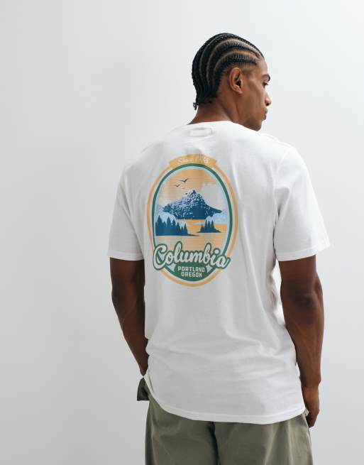 Columbia - CSC - T-shirt avec imprimé paysage au dos - Sel de mer, 5 de 5