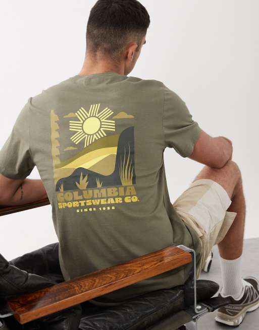 Columbia - CSC - T-shirt avec imprimé paysage au dos - Vert, 2 de 5