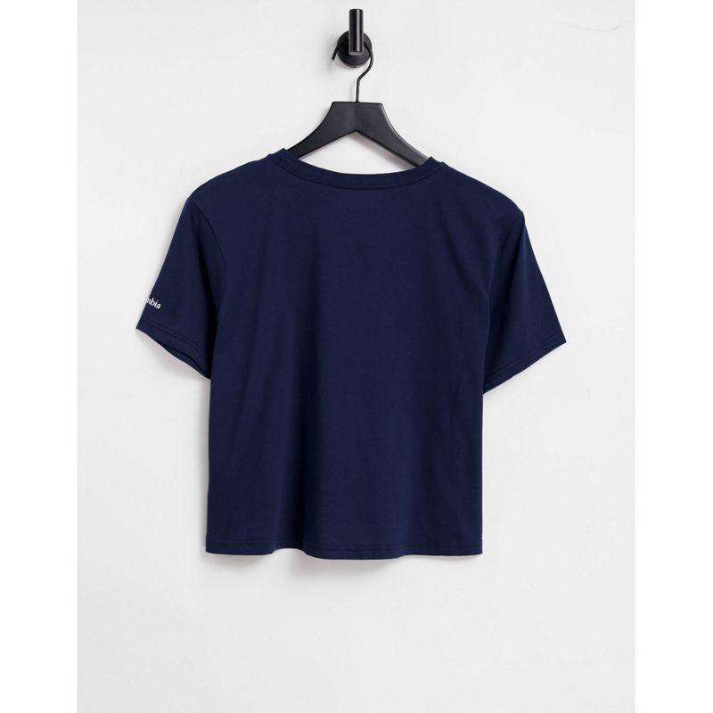 Top Activewear Columbia - CSC - T-shirt basic corta blu navy con logo - In esclusiva per 