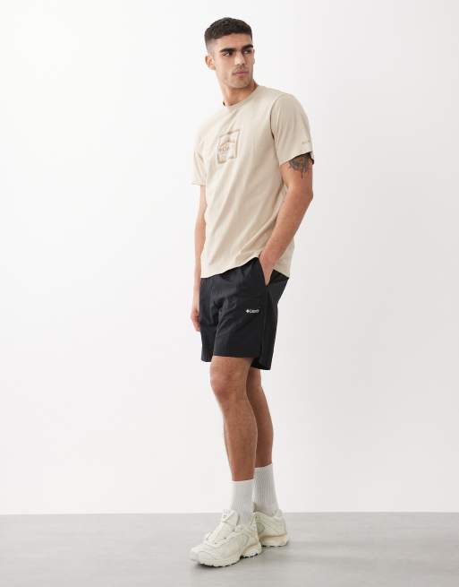 Columbia - CSC - T-shirt beige con grafica, 2 di 5