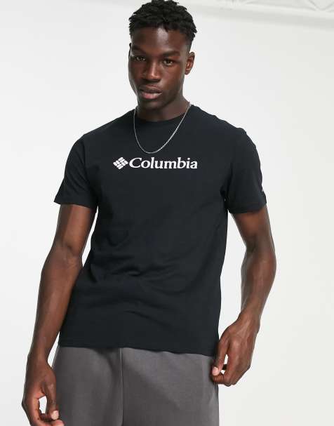 Columbia - CSC - T-shirt met groot logo in zwart - view 1