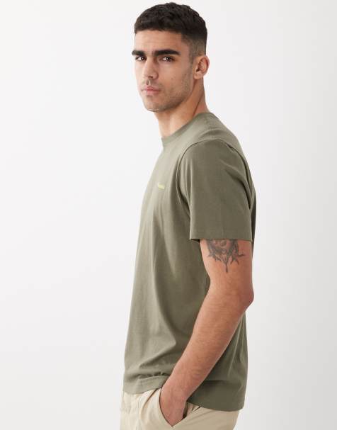 Columbia – CSC – Zielony T-shirt z grafiką na plecach - view 1