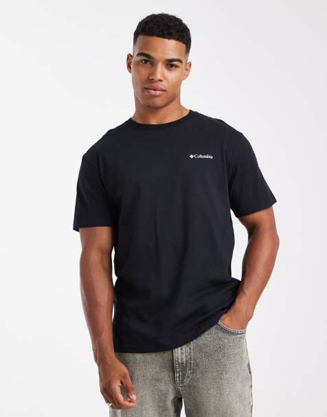 Columbia – Czarny T-shirt z logo - view 1