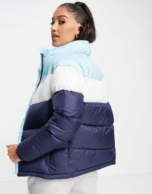 Columbia Doudoune color block Bleu/blanc ASOS