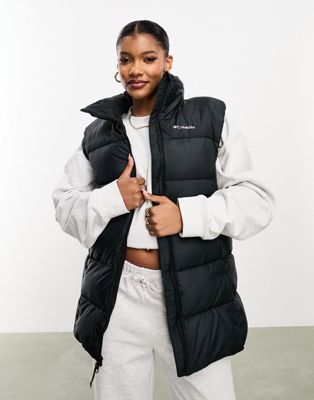 Columbia Puffect Mid gilet in black  - ASOS Price Checker