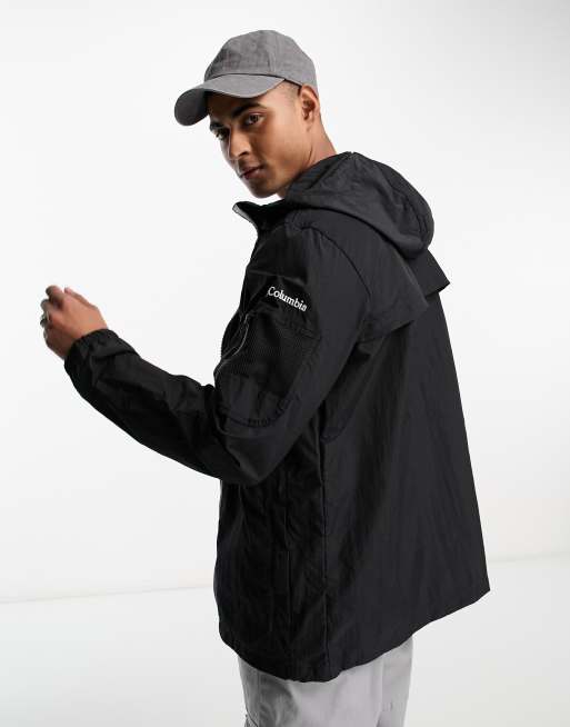 Columbia - Doverwood - Giacca a vento multitasche stropicciata nera - In esclusiva per ASOS  , 2 di 4