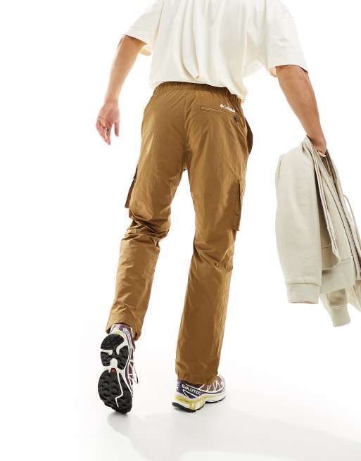 Columbia - Doverwood II - Pantaloni cargo marroni stropicciati, 3 di 5