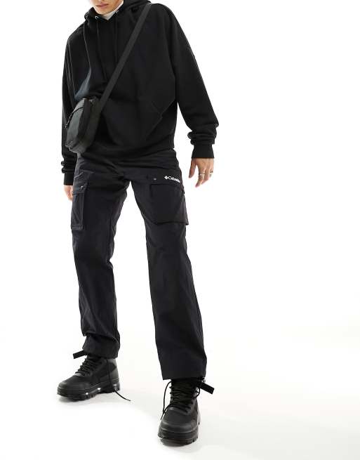Columbia - Doverwood II - Pantaloni cargo neri stropicciati, 2 di 5