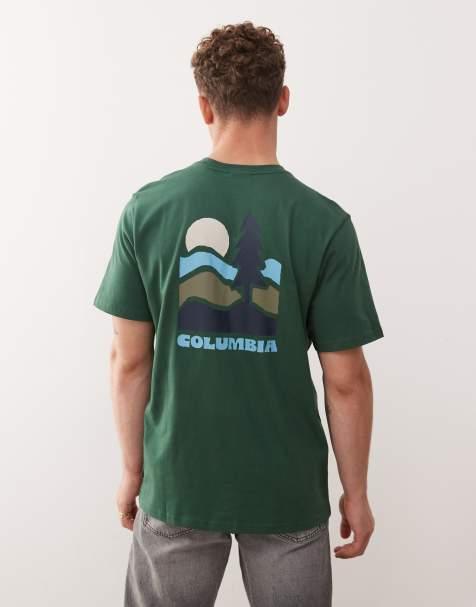 Columbia Explorers Canyon Back t-shirt in green - view 1