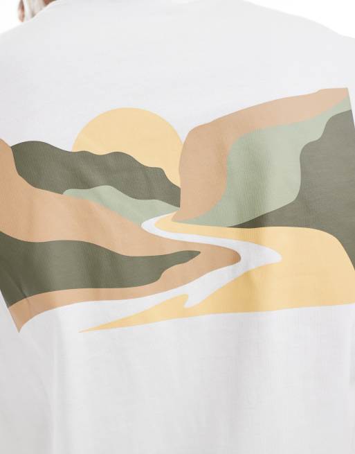 Columbia Explorers Canyon Back t-shirt in white, 3 of 4
