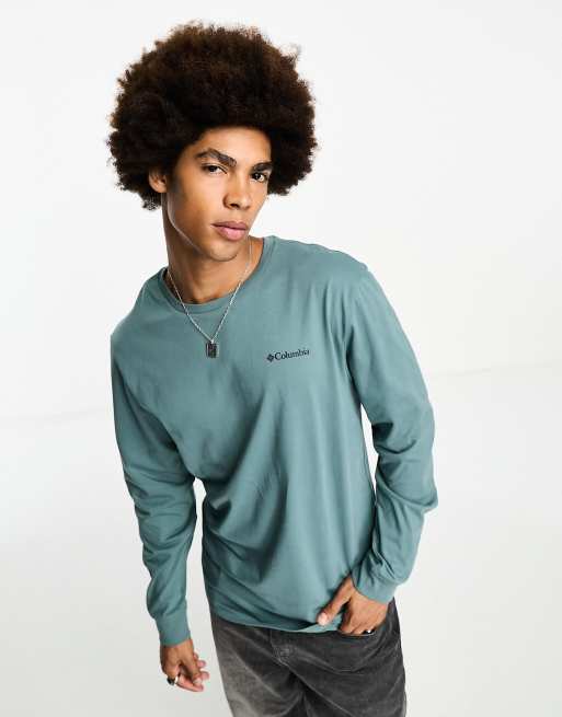 Columbia - Explorers Canyon - Langærmet T-shirt i blå