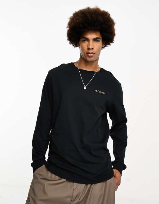 Columbia Explorers Canyon long sleeve t-shirt in black