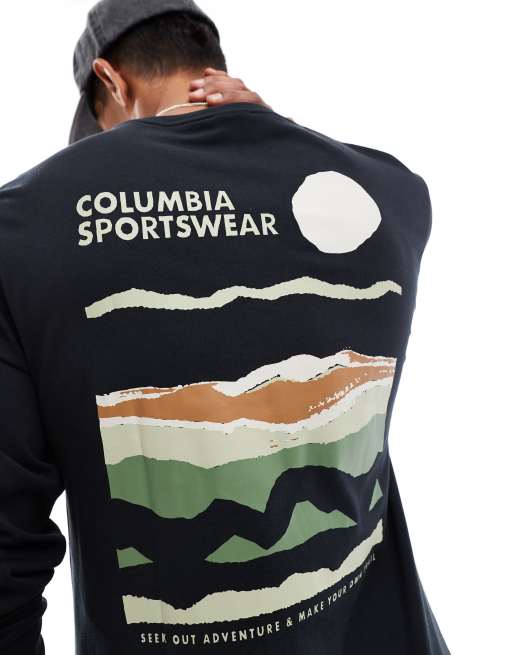 Columbia - Explorers Canyon - T-shirt a maniche lunghe nera
