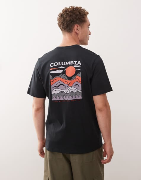 Columbia - Explorers Canyon - T-shirt met print op de achterkant in zwart - view 1