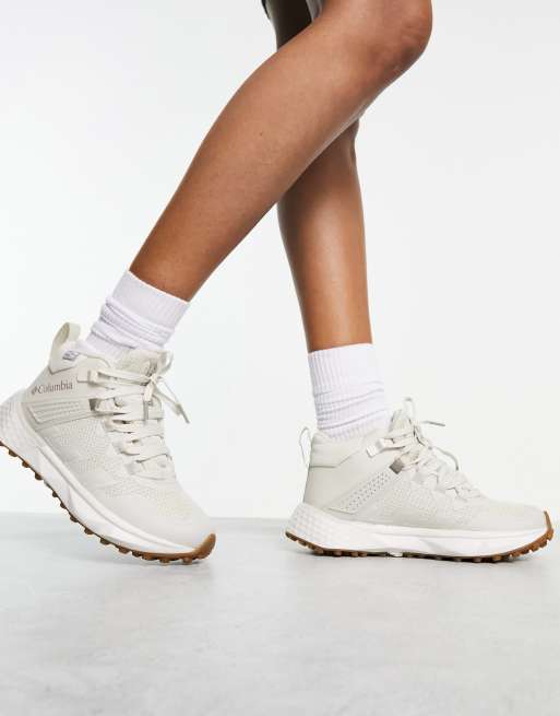 Columbia Facet 75 Mid Outdry sneakers in white | ASOS