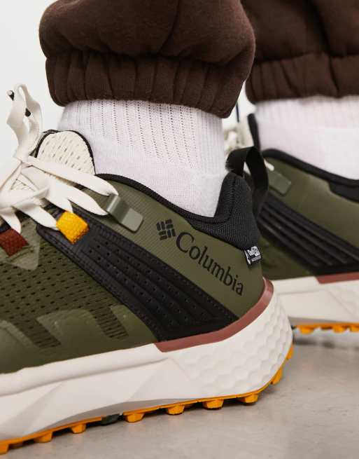 Columbia - Facet 75 Outdry - Kakigrønne sneakers, 3 af 4