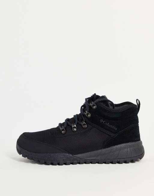 Columbia Fairbanks mid trainers in black | ASOS