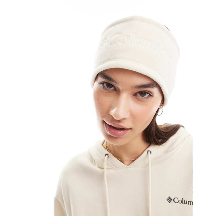 Columbia Fleece Snowday Headband Columbia Trail Shaker fleece headband in cream | ASOS main image 4