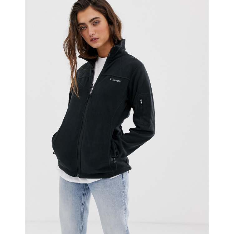 black Columbia jacket | II fleece in Fast Trek ASOS