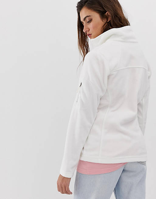 Columbia Fast Trek II fleece jacket in white | ASOS