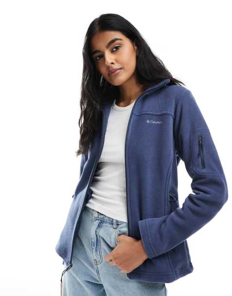 Columbia Fast trek ii jacket in purple - view 1