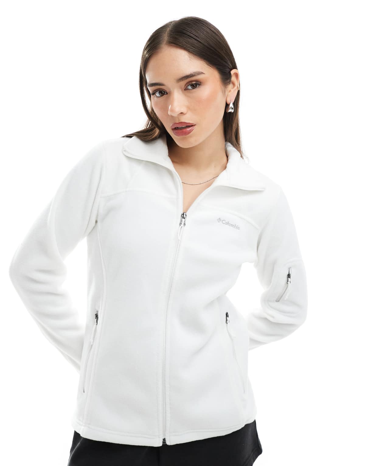 Columbia Fast trek ii jacket in white
