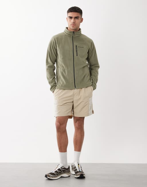 Columbia - Fast Trek II - Pile verde con zip, 2 di 5