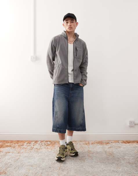 Columbia - Fast Trek II - Tech fleece met rits in grijs - view 1